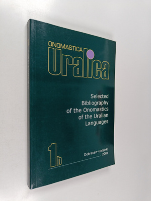 Istvan Hoffmann : Onomastica uralica 1b