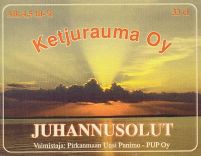 Olutetiketti, Ketjurauma Oy Juhannusolut   c1