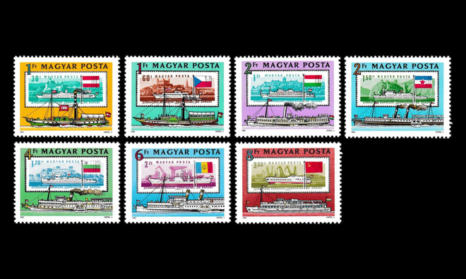 Unkari 3514-20 ** Tonava-komissio 125v laivoja (1981)