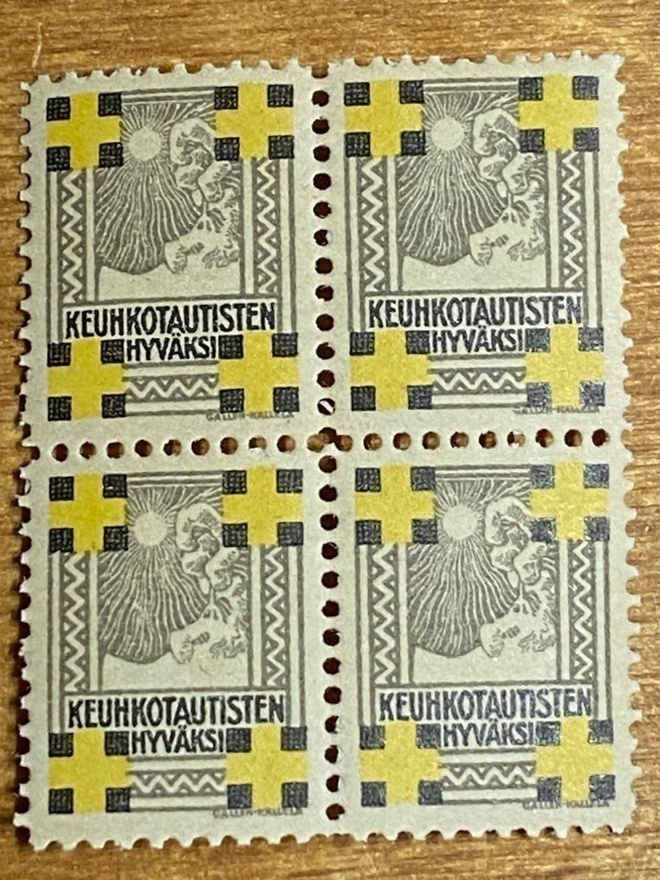 JOULUMERKKI TALVIMAISEMA 1921 NELIÖ**