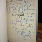 Pekka Jurvelin :  Vaiettu joki ( SIGNED)  SIS POSTIKULU - pikkukuva 2