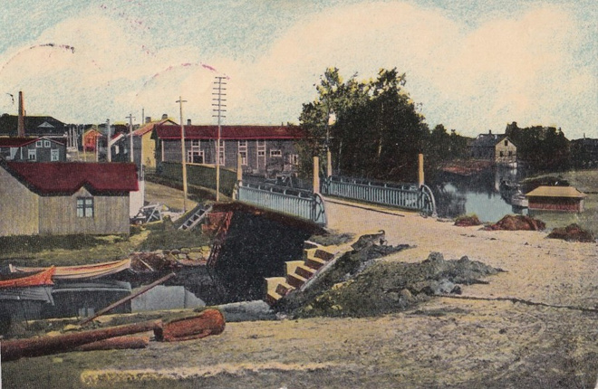 Kokkola, Gamla Karleby No  1033 wanhakortti    b468