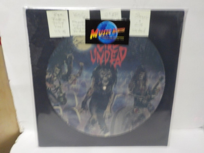 SLAYER - LIVE UNDEAD VG+/VG+ US 1985 PICTURE VINYL 12" EP