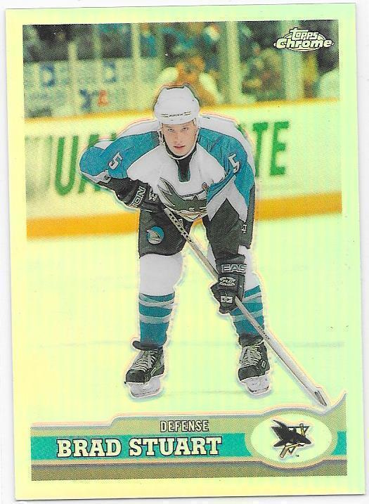 1999-00 Topps Chrome #288 Brad Stuart San Jose Sharks