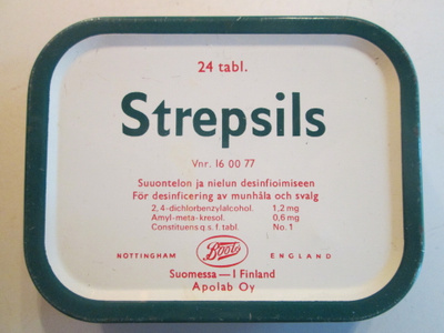 STREPSILS METALLINEN KURKKUTABLETTIRASIA