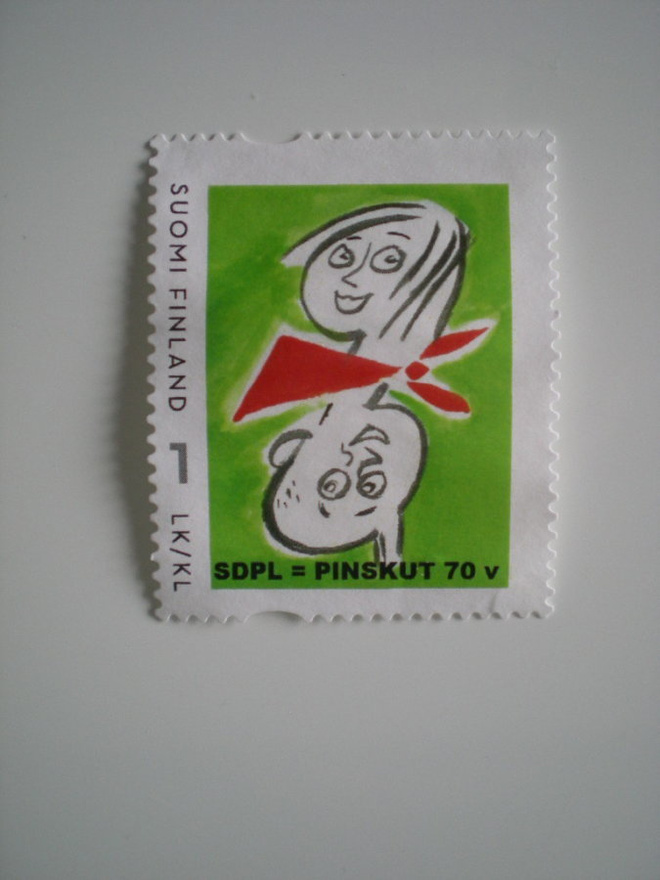 Omakuvamerkki - SDPL = PINSKUT 70 v *