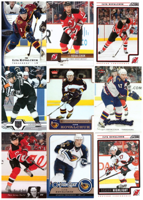 9 x ILYA KOVALCHUK Devils, Thranhers, Kings
