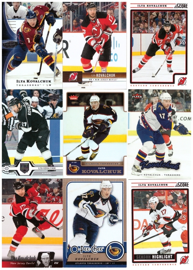 9 x ILYA KOVALCHUK Devils, Thranhers, Kings
