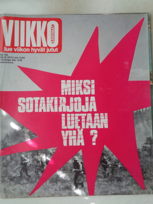 Viikkosanomat Nro 39/1974 (20.4)