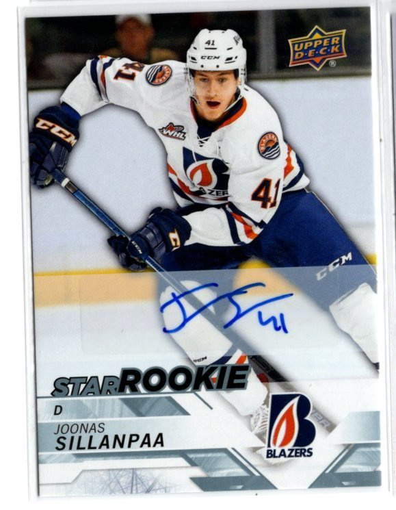Joonas Sillanpää 18-19 UD CHL Autographs #311