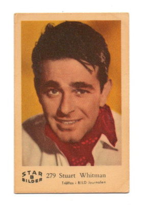 Purkkakuva STAR b n:o 279  STUART Whitman PURUKUMIKUVA