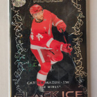 Carter Mazur 2025-26 UD Ice Black Ice Rookie - pikkukuva 1