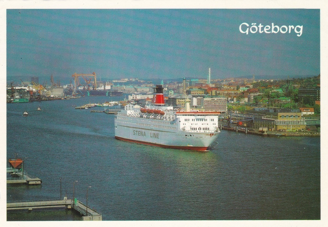 LAIVAKORTTI - STENA LINEN ALUS GÖTEBORGISSA