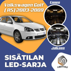 VW Golf (MK5) Sisätilan LED-sarja 16-osainen - pikkukuva 1