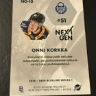2025/26 Finnish Blueline - Onni Korkka - Next Gen insert - pikkukuva 2
