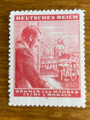 BÖHMEN MÄHREN HITLERIN 54.SYNTYMÄPÄIVÄ MERKKI**