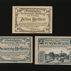 Itävalta 10, 20, 50, Heller, Wartberg an der Krems 1921 - pikkukuva 2