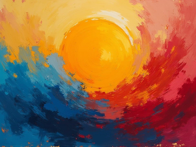 Uusi Abstrakti alumiinitaulu 30 cm x 40 cm