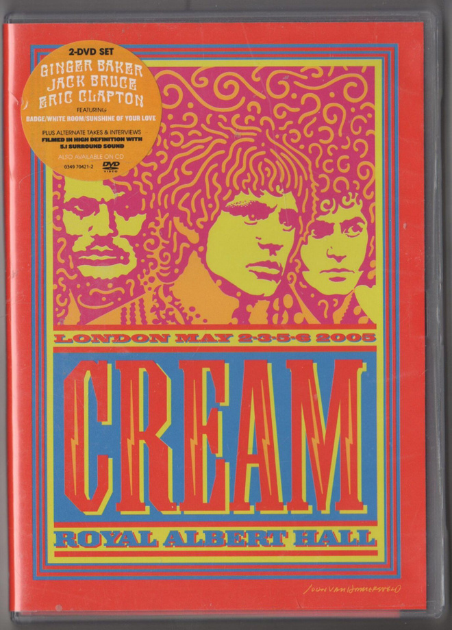 CREAM »Royal Albert Hall - London - May 2-3-5-6 05»  [2DVD]