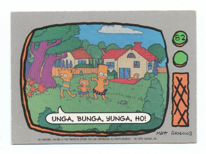 Purkkakuva SIMPSONS n:o 82 Purukumikuva
