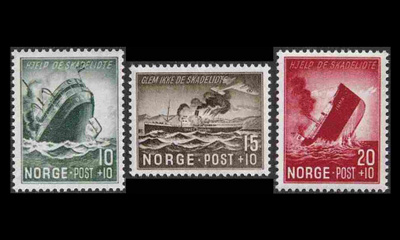 Norja 295-7 ** Haaksirikkoutuneet laivat (1944)