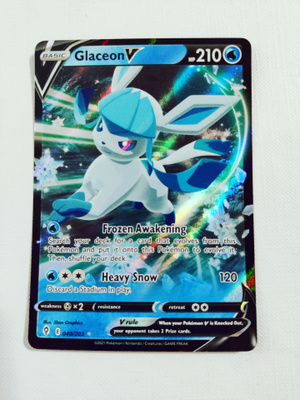 Glaceon V - 040/203 - Pokemon Evolving Skies Sword & Shield