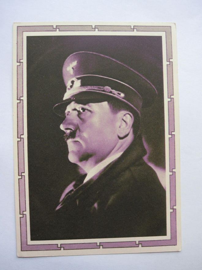 Natsi-Saksa Hitler postikortti