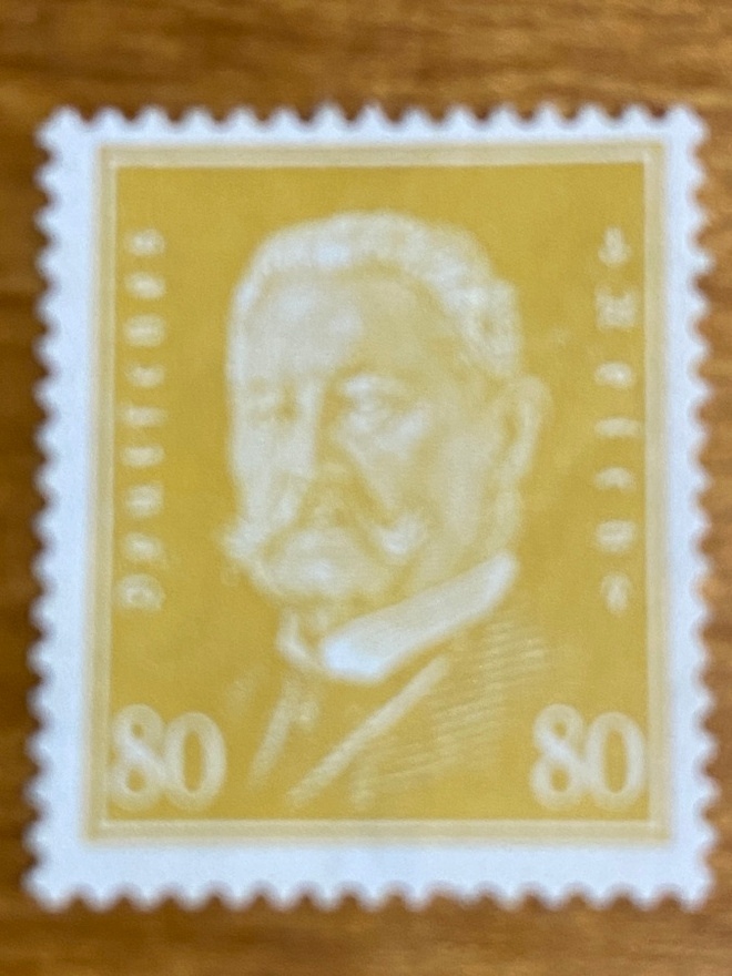 SAKSA REICH 1930 PRESIDENTTI HINDENBURG**