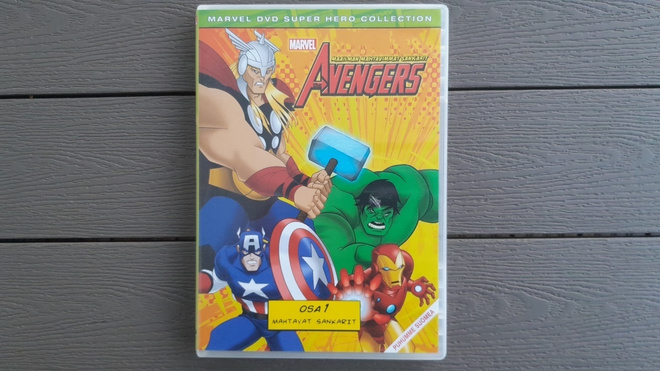 DVD: The Avengers, Osa 1 - Mahtavat Sankarit (Marvel 2011)