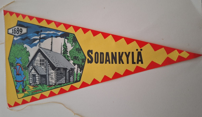 SODANKYLÄ Vintage iso matkailuviiri