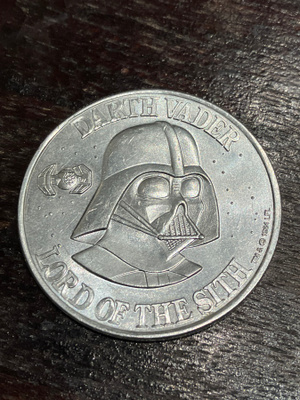 Star Wars Darth Vader kolikko, Kenner 1984