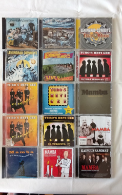 Suomalaisia CD levyjä 1980-2000 luvuilta