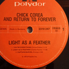 Chick Corea & Return To Forever : Light As A Feather. - pikkukuva 3