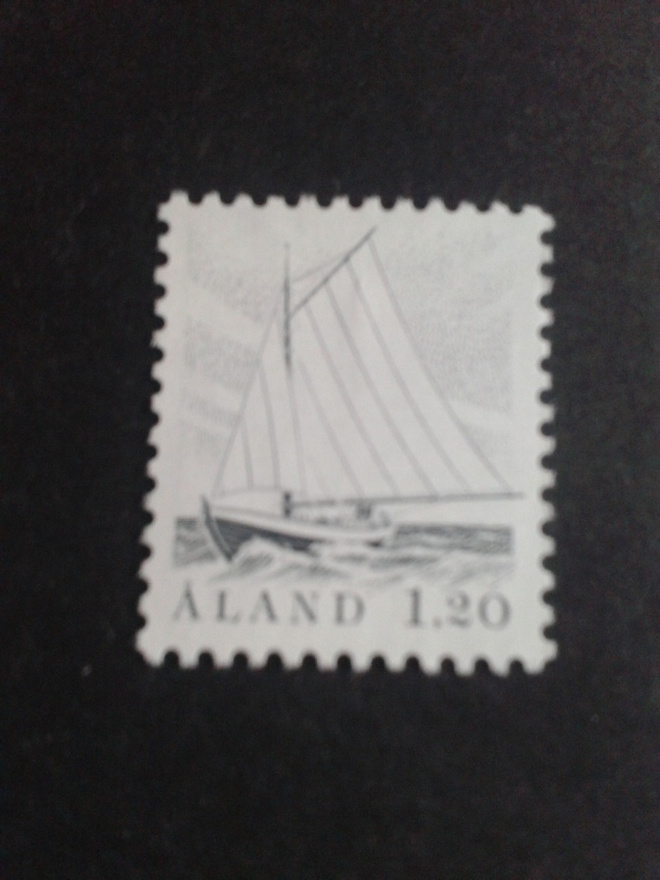 åland 1985  kalastajavene 1,2mk**