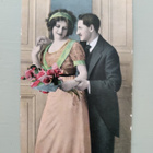 Vanha postikortti romantiikka - pikkukuva 5