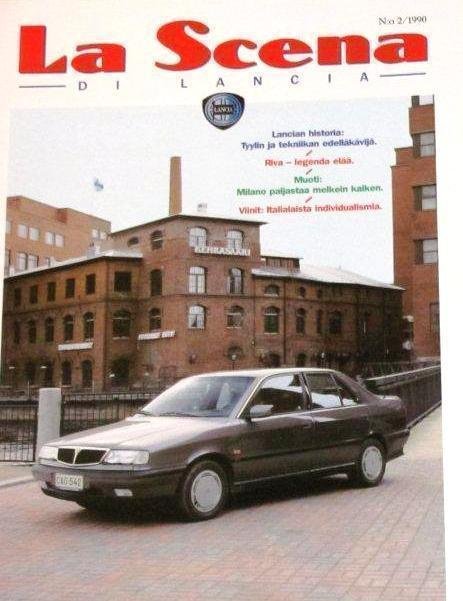 La Scena lehti 2/90 Lancia asiakaslehti - KUIN UUSI