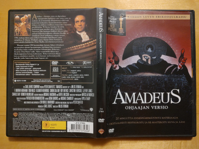 Amadeus - kahden levyn erikoisjulkaisu DVD