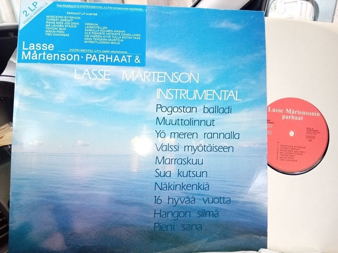 2LP Lasse Mårtenson  : Parhaat & Instrumental LTD EDITION