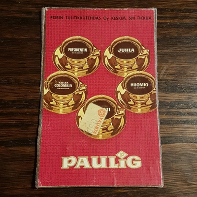 PAULIG TULITIKKUETIKETTI