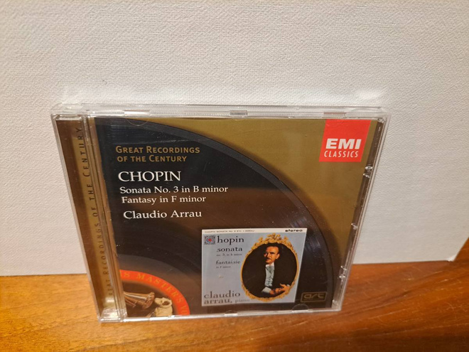 Chopin:Sonata No.3/Fantasy on F minor-Claudio Arrau CD