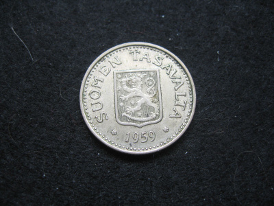 100 markkaa 1959 - hopeaa