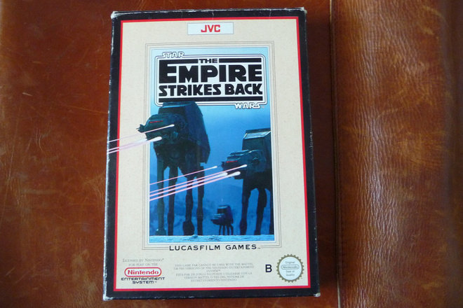 Nes - Star Wars the Empire Strikes Back -Pal B CIB + Juliste