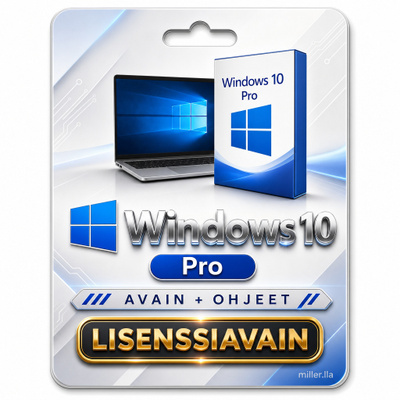 Windows 10 Pro aktivointikoodi – toimitus sähköpostiin