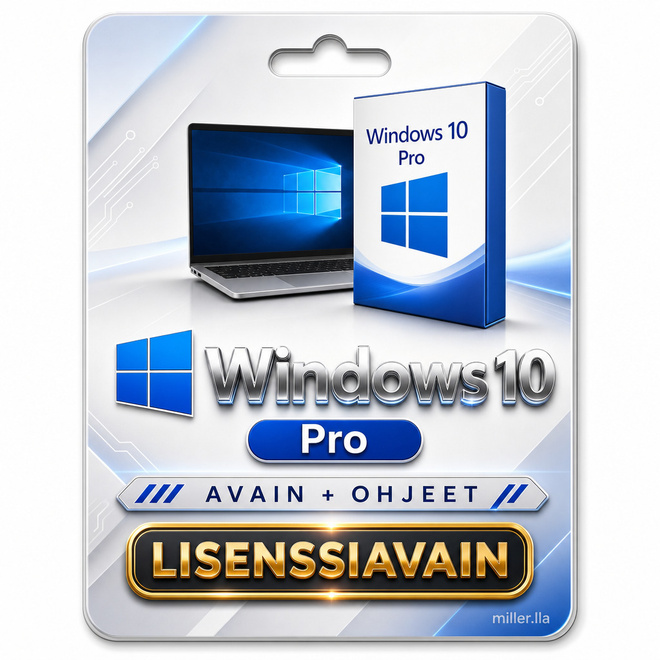 Windows 10 Pro aktivointikoodi – toimitus sähköpostiin