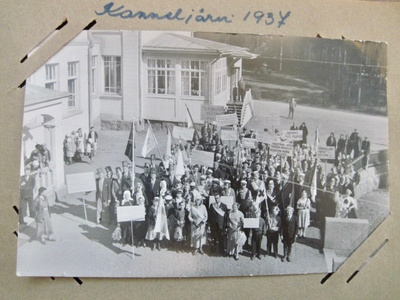 VANHA Valokuva Kanneljärvi Luov. Alue 1938