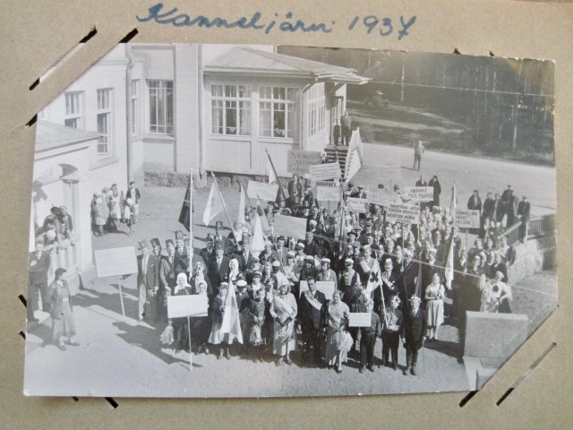 VANHA Valokuva Kanneljärvi Luov. Alue 1938