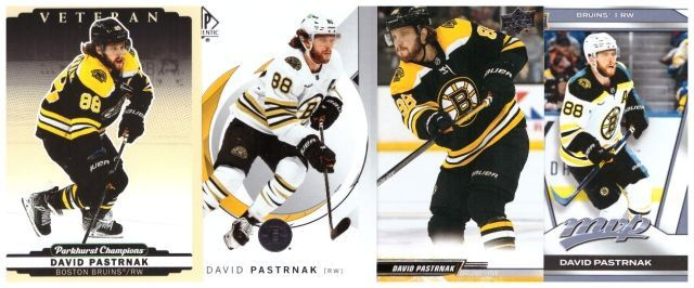 4 x DAVID PASTRNAK Boston Bruins