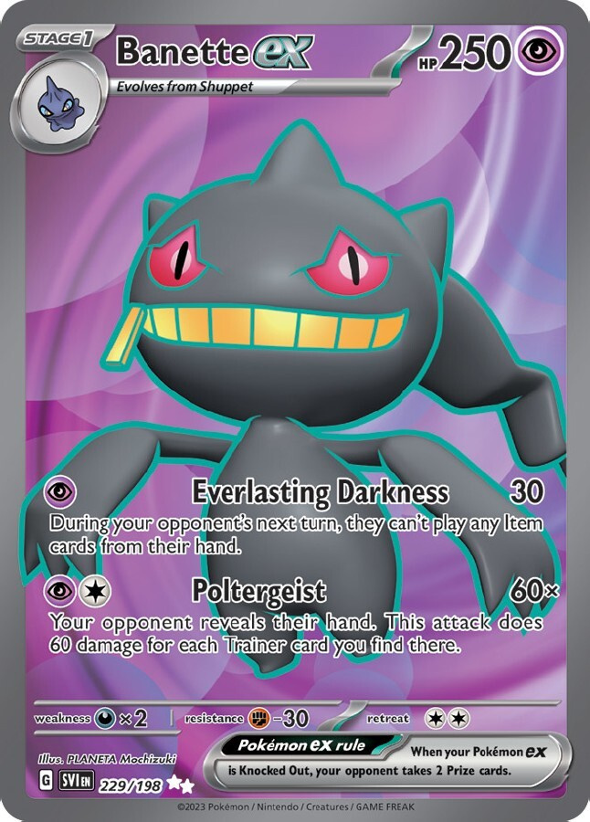 Banette ex 229/198 - Scarlet & Violet - NM/M