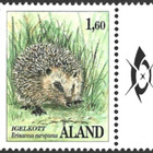 Åland 1991 Nisäkkäitä 1,60 mk välilöpari logo ** LaPe 044 - pikkukuva 1
