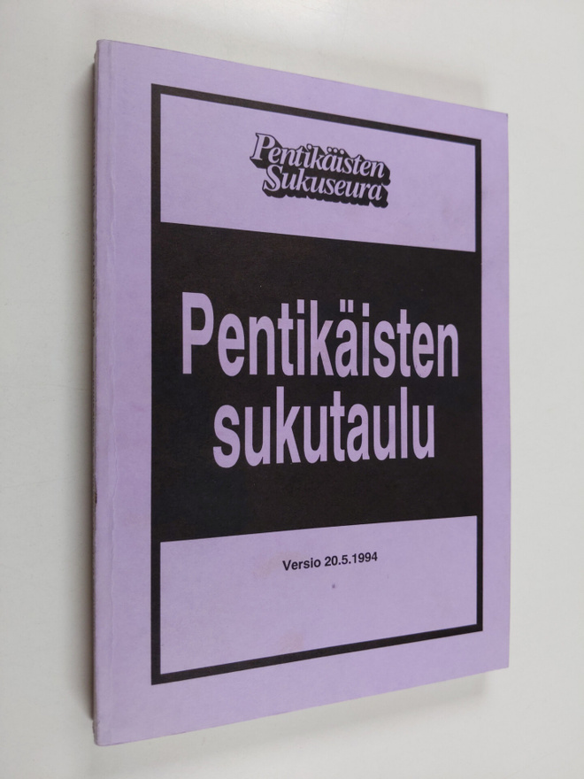 Matti Pentikäinen : Pentikäisten sukutaulu